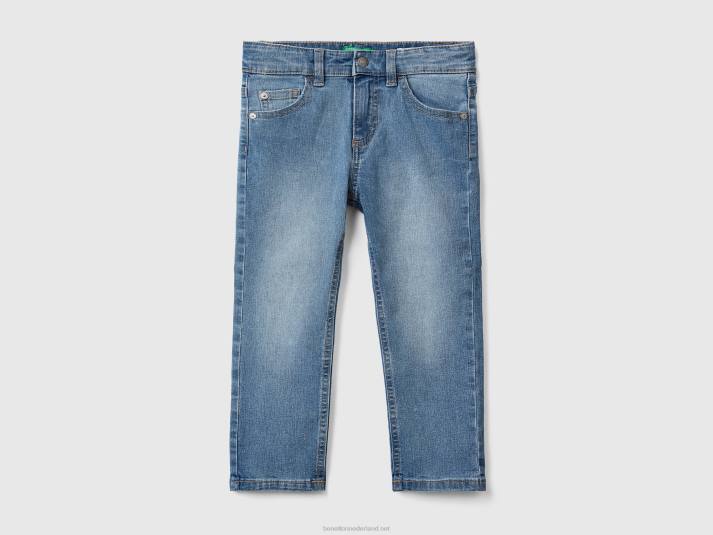 kinderen Benetton "eco-recycle" slim fit jeans hemelsblauw 4R622399