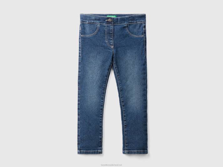 kinderen Benetton "eco-recycle" jegging van stretchkatoenmix donkerblauw 4R625726