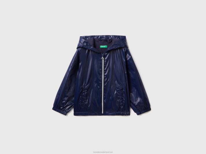 kinderen Benetton licht "regenbeschermer" jack donkerblauw 4R625541