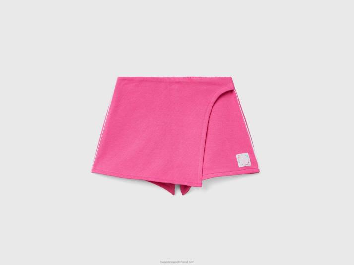 kinderen Benetton korte rok fuchsia 4R623052