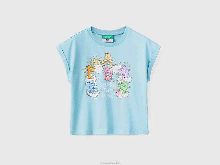 kinderen Benetton t-shirt met troetelbeertjes print water 4R622864