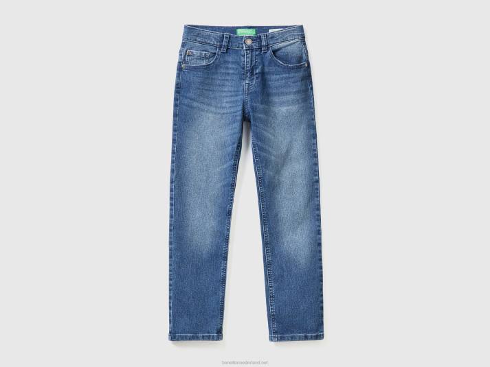 kinderen Benetton "eco-recycle" slim fit jeans blauw 4R624968