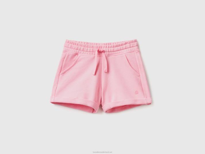 kinderen Benetton 100% katoenen joggingbroek roze 4R622660