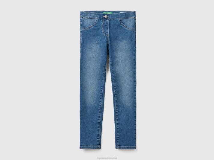 kinderen Benetton "eco-recycle" denim jegging lichtblauw 4R622673 - Klik op de afbeelding om het venster te sluiten