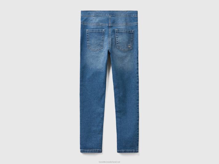 kinderen Benetton "eco-recycle" denim jegging lichtblauw 4R622673