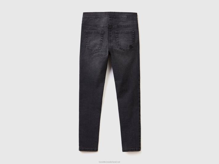 kinderen Benetton "eco-recycle" denim jegging zwart 4R625485