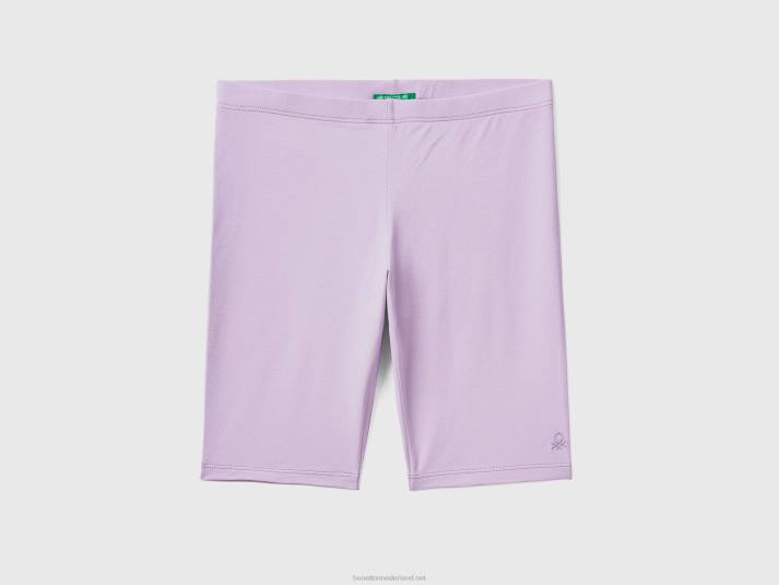 kinderen Benetton korte broek van stretchkatoen lila 4R622699