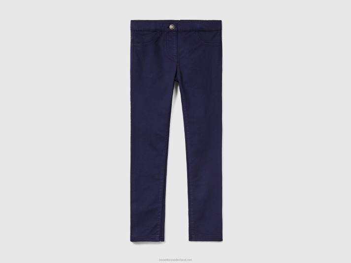 kinderen Benetton superskinny broek donkerblauw 4R622662