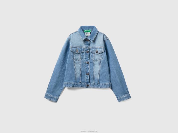 kinderen Benetton "eco-recycle" spijkerjack donkerblauw 4R622420