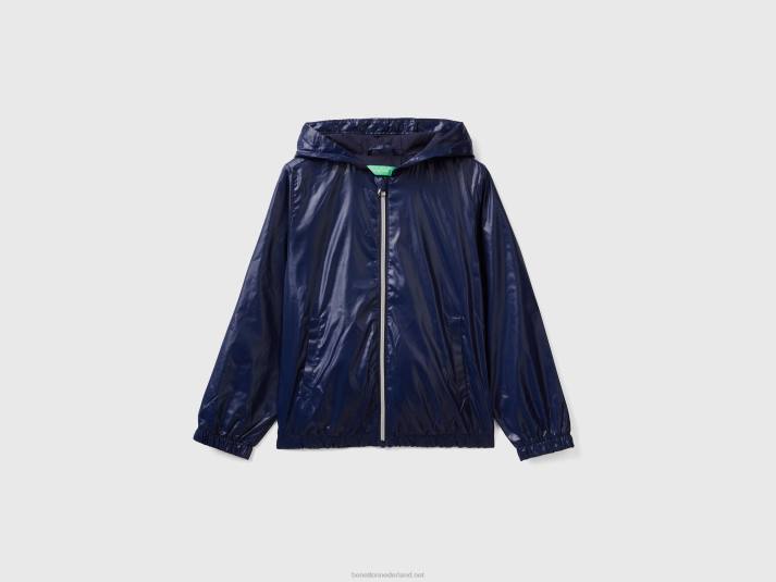 kinderen Benetton licht "regenbeschermer" jack donkerblauw 4R622426