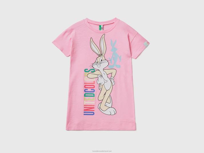 kinderen Benetton bugs bunny nachthemd roze 4R622748