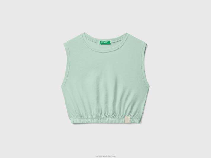 kinderen Benetton korte tanktop van gerecyclede stof water 4R625229