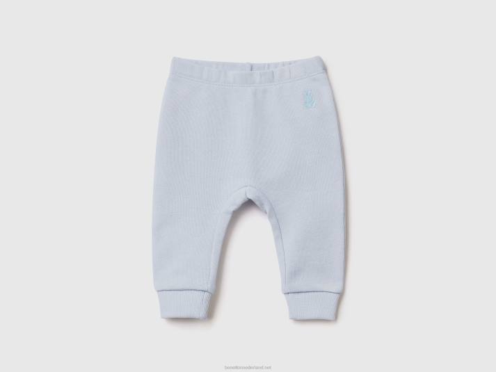 kinderen Benetton joggingbroek van biologisch katoen hemelsblauw 4R625950