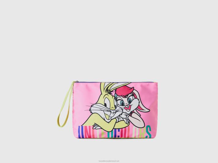 vrouwen Benetton bugs bunny & lola beautycase veelkleurig 4R62823