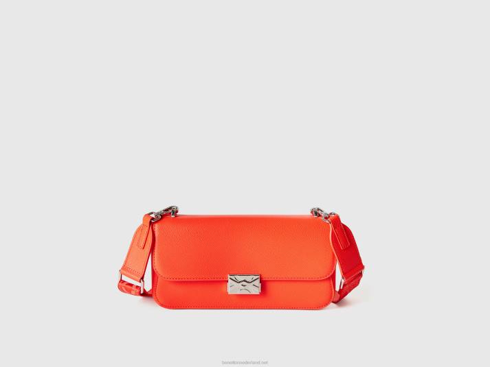 vrouwen Benetton medium oranje tas oranje 4R621512