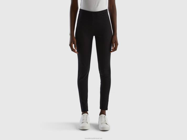 vrouwen Benetton stretch legging zwart 4R624120